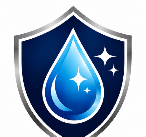 KAN’I SaniTize shield and water-drop mark